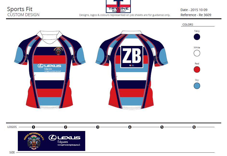 Reeds RFC TryTech Sports Fit - Click Image to Close